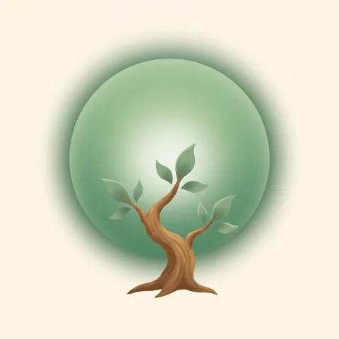 LeanKai app icon, a small bonsai tree