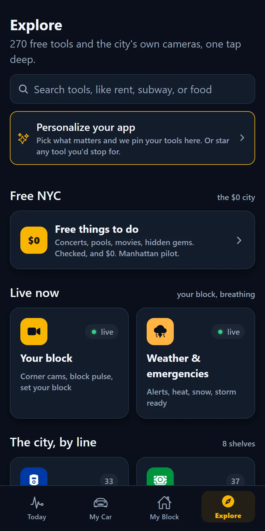 270 free tools, one tap deep